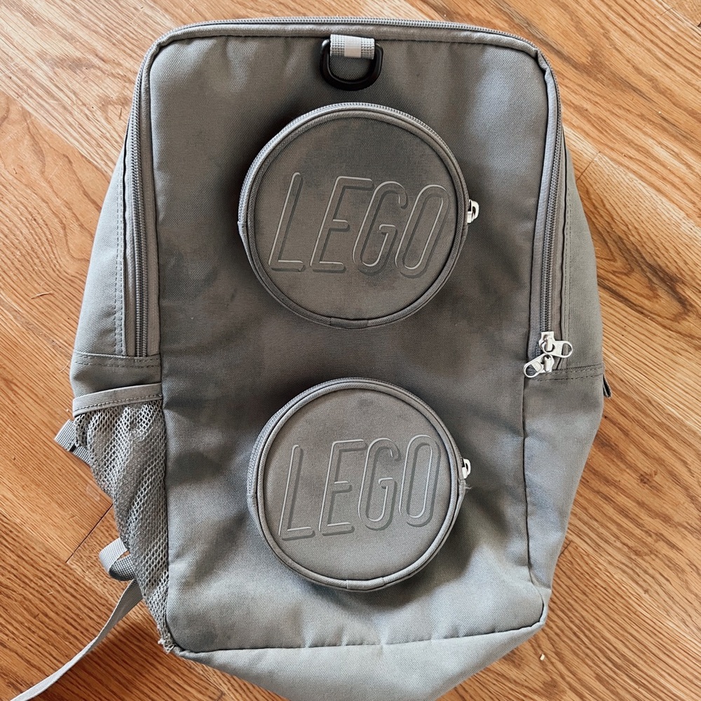 Gray Lego backpack